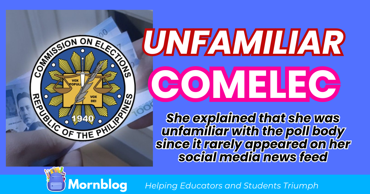 Showtime contestant unfamiliar with COMELEC